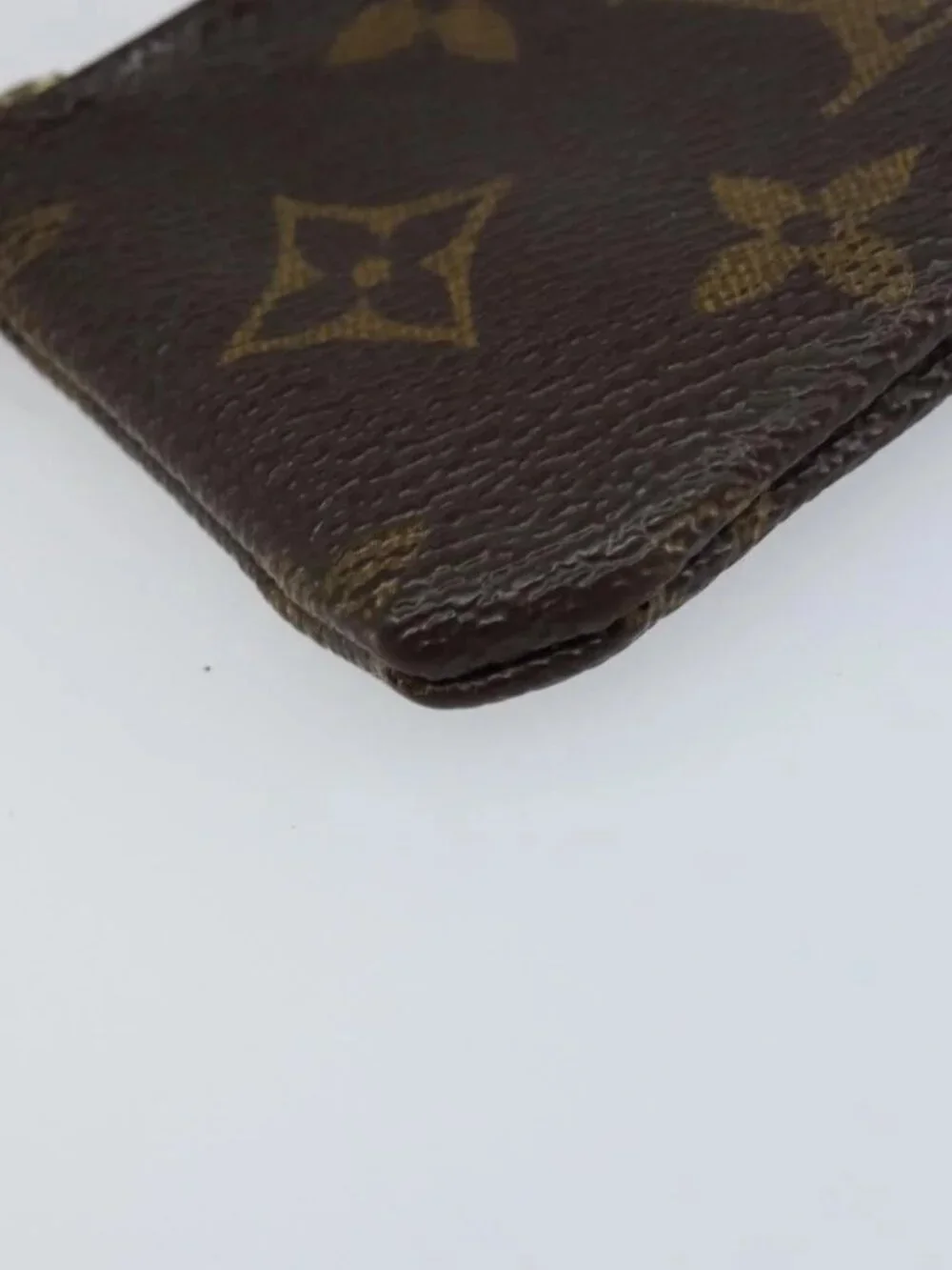 LOUIS VUITTON Monogram Pochette Cles Coin Purse M62650 LV Auth ki6542